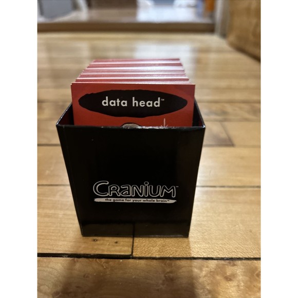 Cranium Original Board Game Replacement Part 200 Red Cards Data Head 1998 - Picture 5 of 9